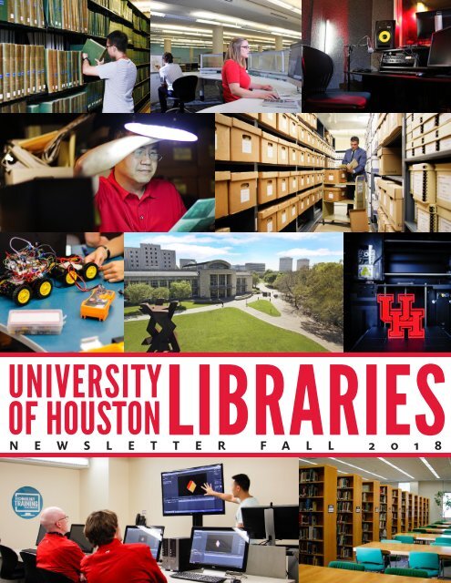 UH Libraries Newsletter Fall 2018