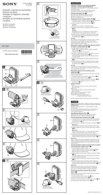 Sony BLT-CHM1 - BLT-CHM1 Istruzioni per l'uso Croato