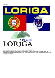 Historia concisa da vila de Loriga pelo historiador António Conde - Concise history of the town of Loriga by the historian António Conde
