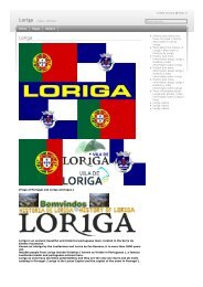 History of Loriga - Historia de Loriga