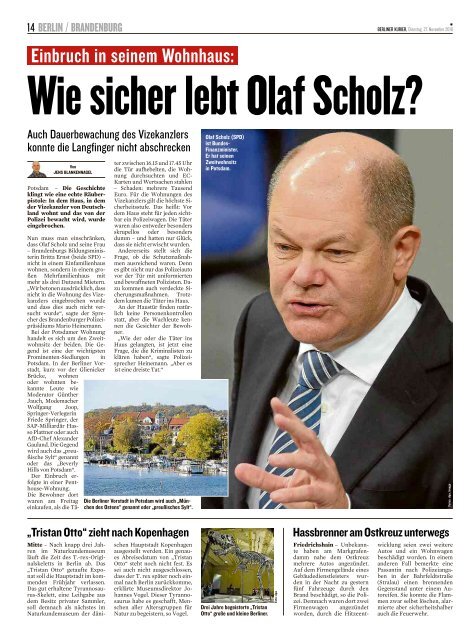 Berliner Kurier 27.11.2018