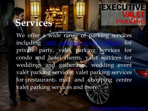 Best Valet Companies | Executive Valet Parking 