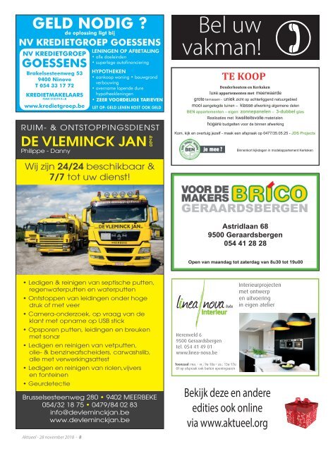 Editie Ninove 28 november 2018