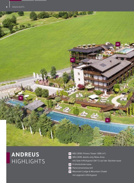 ANDREUS RESORTS 2019 Deutsch