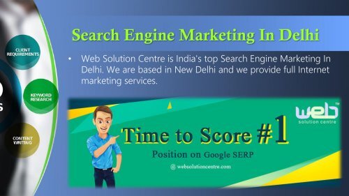 Firms Doing Search Engine Optimization in Delhi Ensure That Your Products Get the Visibility