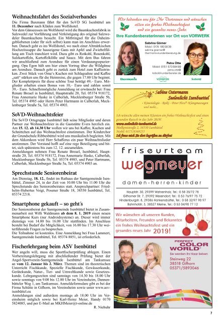 Kurier Isenbuettel Dezember 2018