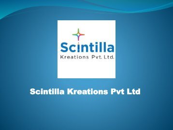 Advertising Agency in Hyderabad  Scintilla Kreations Pvt Ltd