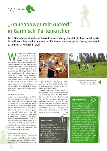 Gästemagazin Grenzenlos Sommer 2018