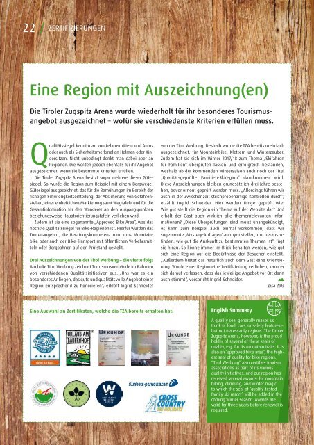 Gästemagazin Grenzenlos Sommer 2018