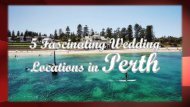 5 Fascinating Wedding Locations in Perth