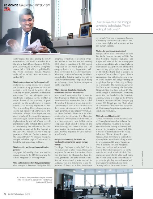 CERCLE DIPLOMATIQUE - issue 04/2018