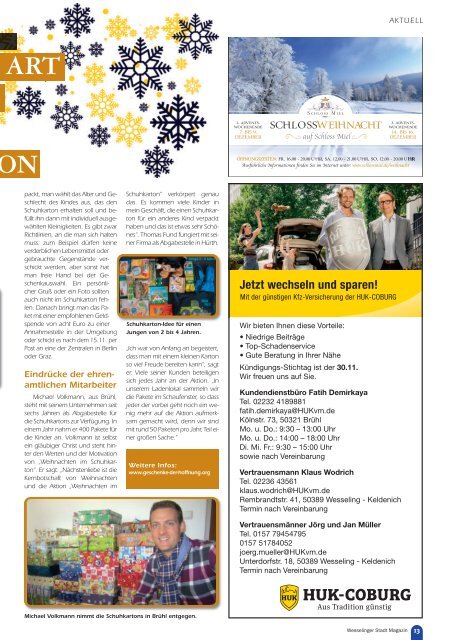 Wesselinger Stadt Magazin November 2018