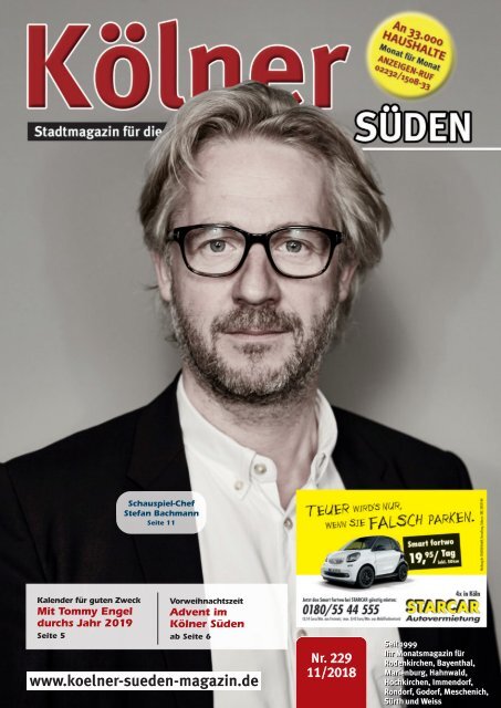 Kölner Süden Magazin November 2018