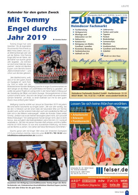 Kölner Süden Magazin November 2018
