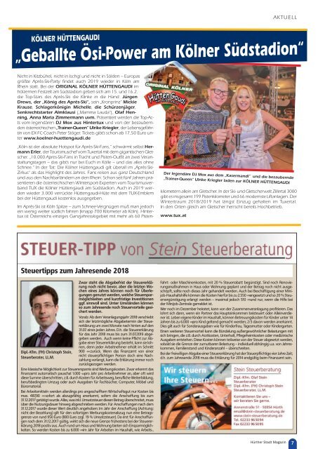 Hürther Stadt Magazin November 2018