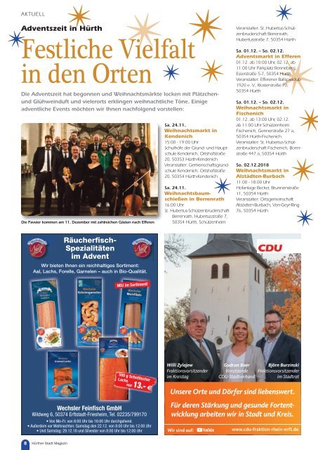 Hürther Stadt Magazin November 2018