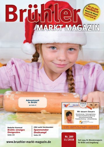 Brühler Markt Magazin November 2018