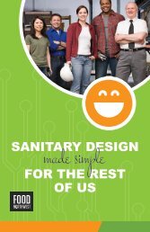 Food Northwest - Sanitary Design for the Rest of Us