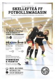 Skellefteå FF Fotbollsmagasin – 2018 #3
