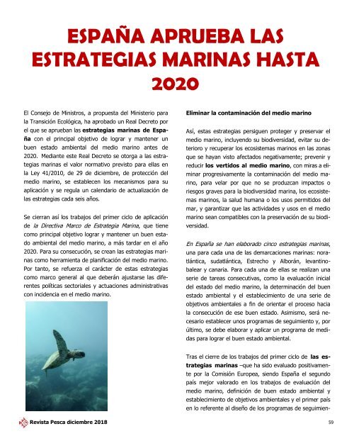 REVISTA PESCA DICIEMBRE 2018