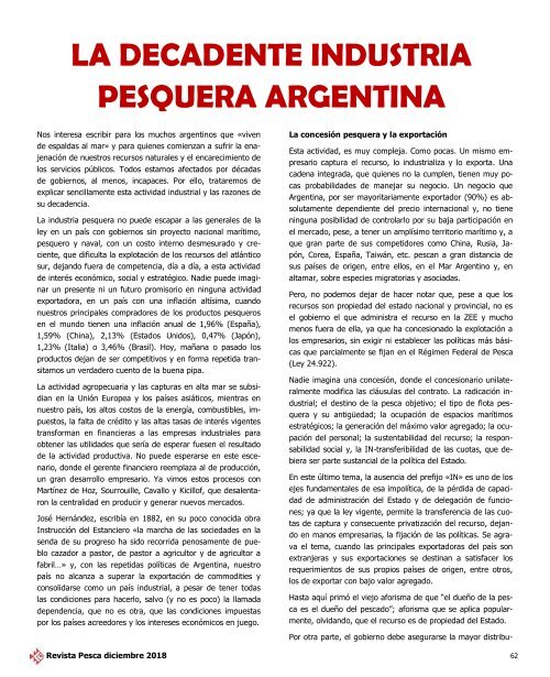 REVISTA PESCA DICIEMBRE 2018