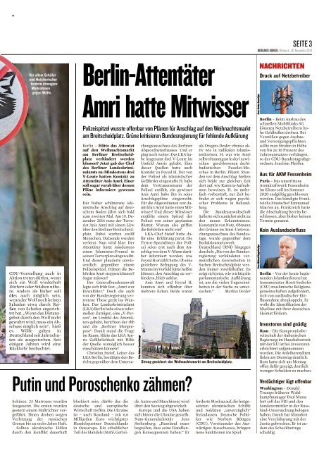 Berliner Kurier 28.11.2018