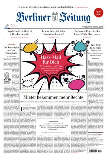 Berliner Zeitung 28.11.2018