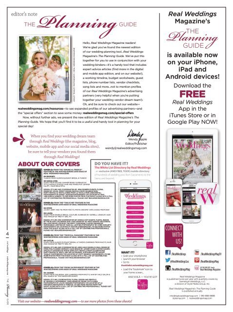 Real Weddings Magazine-The Planning Guide-2019 - Expert Advice, Guest Lists, Wedding TimeLine, Budgets and the Best Sacramento, Tahoe and Northern California Wedding Vendors!