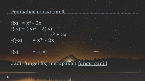 fungsi Ganjil &amp; Genap