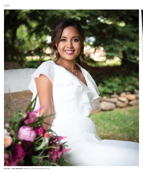 Real Weddings Magazine's "Amore Al Fresco" Styled Shoot - Winter/Spring 2019 - Featuring some of the Best Wedding Vendors in Sacramento, Tahoe and throughout Northern California!