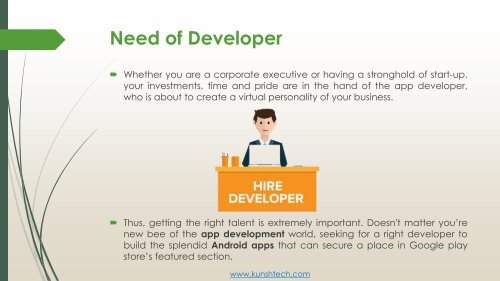 5 Key Points to keep in mind before Hiring Android App Developer