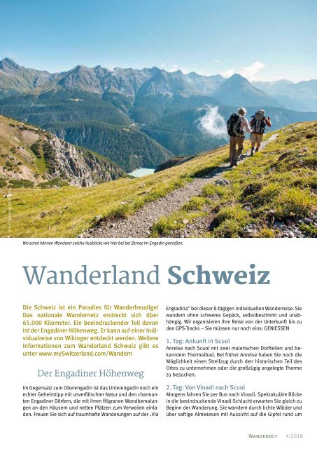 Wanderzeit, Ausgabe Dezember 2018