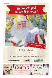 Weihnachtszeit in der Uckermark