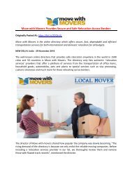 Move with Movers Provides Secure and Safe Relocation Across Borders