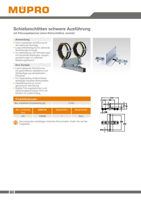 MÜPRO Broschüre Industrie- und Anlagenbau DE