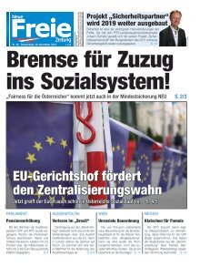 Bremse für Zuzug in das Sozialssystem!