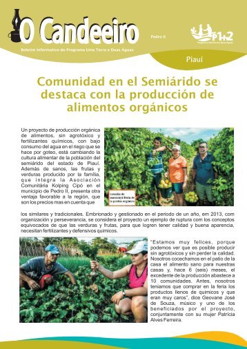 Comunidad en el Semiárido se destaca con la producción de alimentos orgánicos