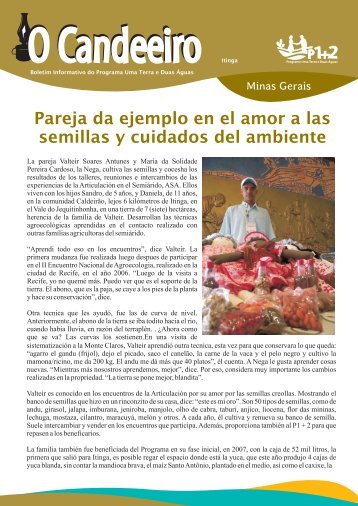 Pareja da ejemplo en el amor a las semillas y cuidados del ambiente 