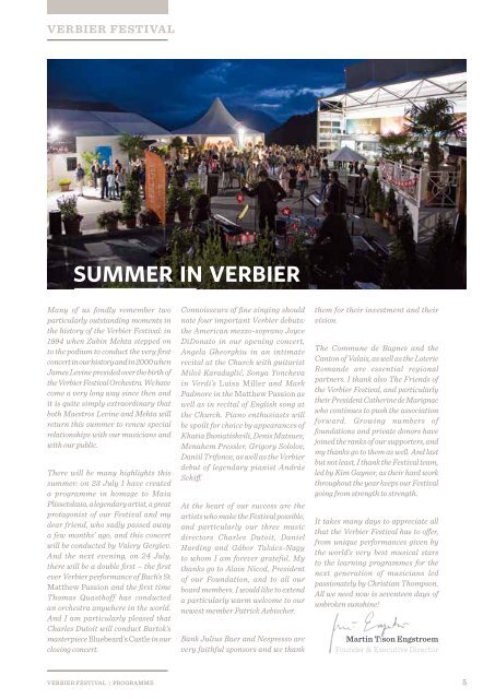 Verbier Festival 2015