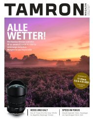 Tamron Magazin Ausgabe 8 Herbst 2018