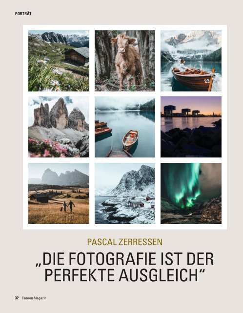 Tamron Magazin Ausgabe 8 Herbst 2018