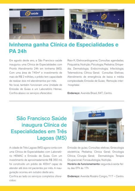 Informe São Francisco - Ed. 01