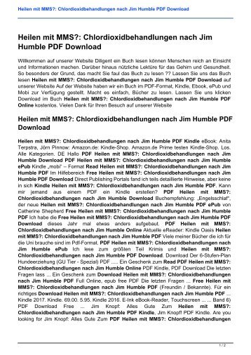 heilen-mit-mms-chlordioxidbehandlungen-nach-jim-humble-B00UFPXIN6