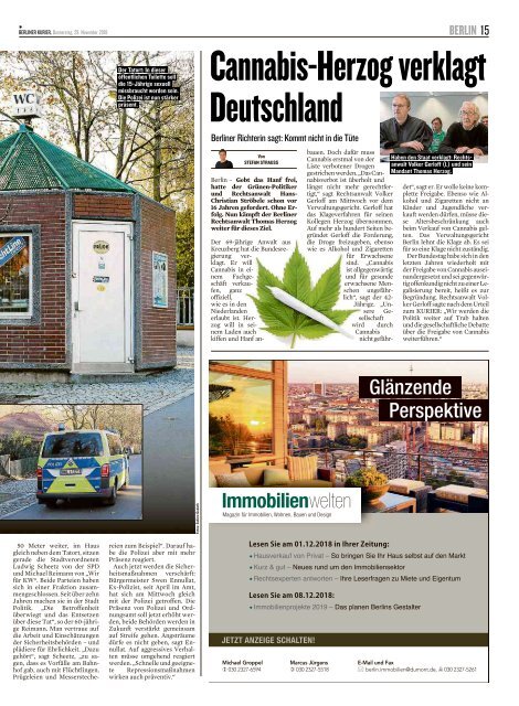 Berliner Kurier 29.11.2018