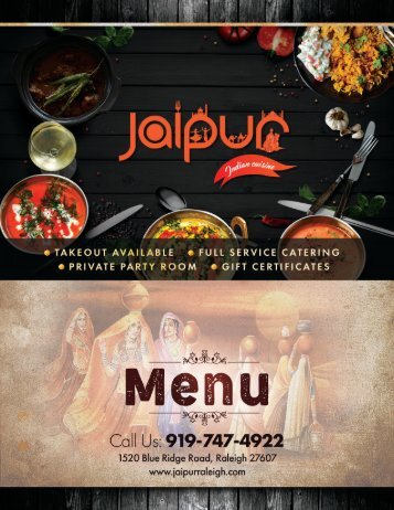 jaipur-Menu