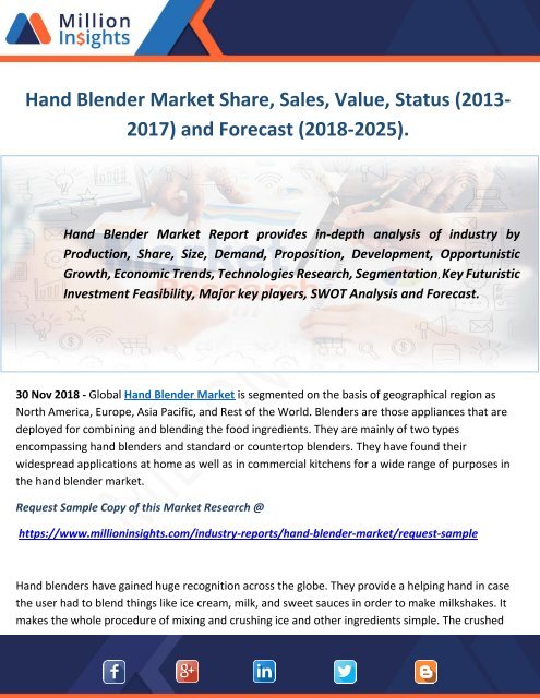 Blender Market Blender Market