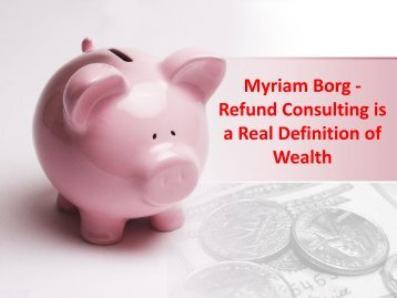 refund consulting program reviews is a Real Definition of Wealth