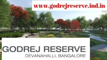 GODREJ PLOTS -godrejreserve.ind.in