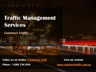 Traffic Management Services - Construct Traffic