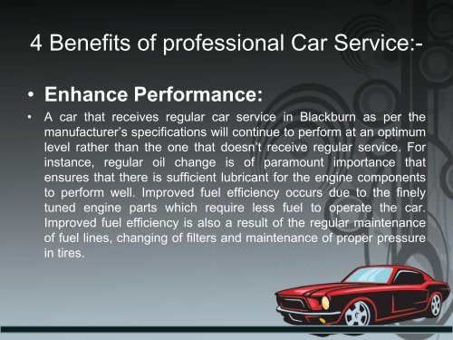 4 Benefits of Having Your Car Professionally Serviced
